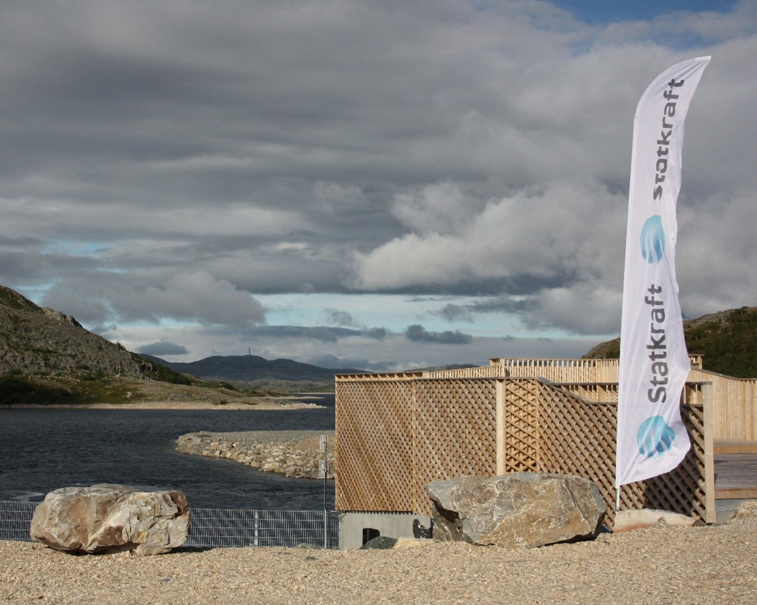 Downstream from Offervann power plant.