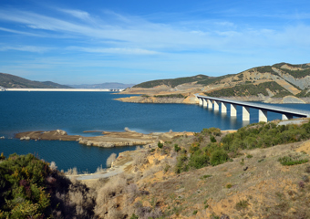 Banja dam and water reservoir