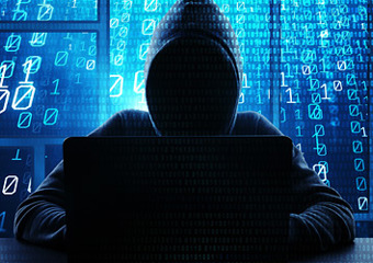 Computer hacker with hoodie